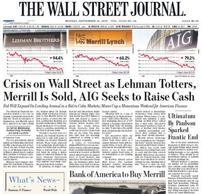 WSJ-20080915-Headline WSJ Headline 20080915
