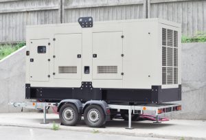 Manufactured panels on mobile generator