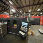 Amada 9K Fiber Laser being installed at Metalworking Solutions.